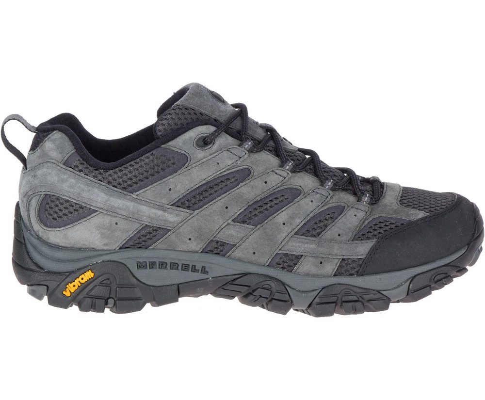 Merrell Hiking Shoes Grey - Moab 2 Ventilator - Mens 39ZFEPUXS